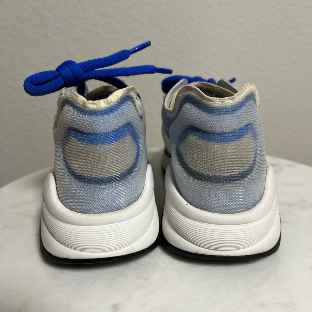 Chanel White & Blue Sneakers - Picture 4 of 7
